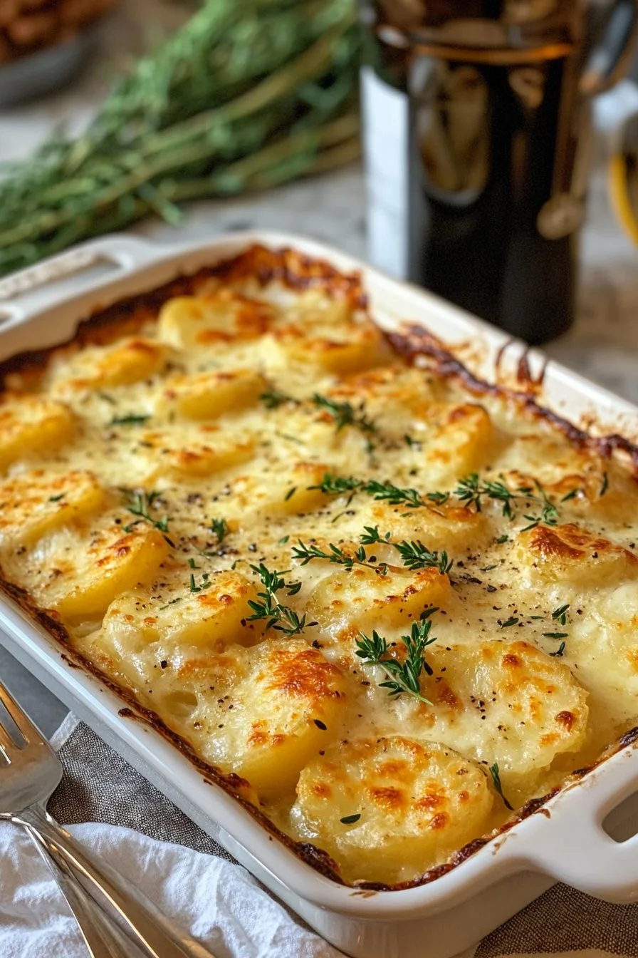 Copycat Ruth's Chris Potatoes au Gratin