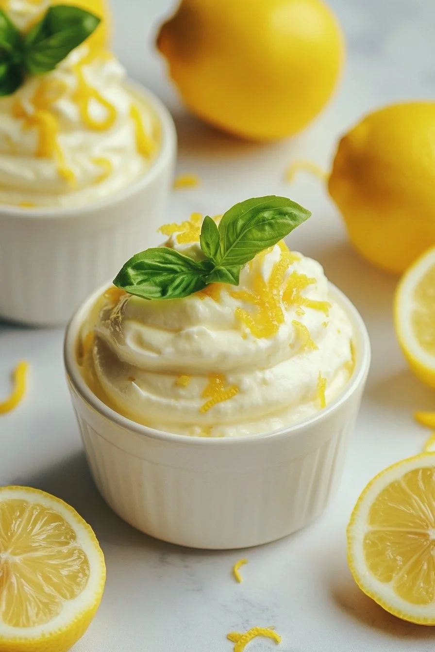 Cottage Cheese Lemon Mousse