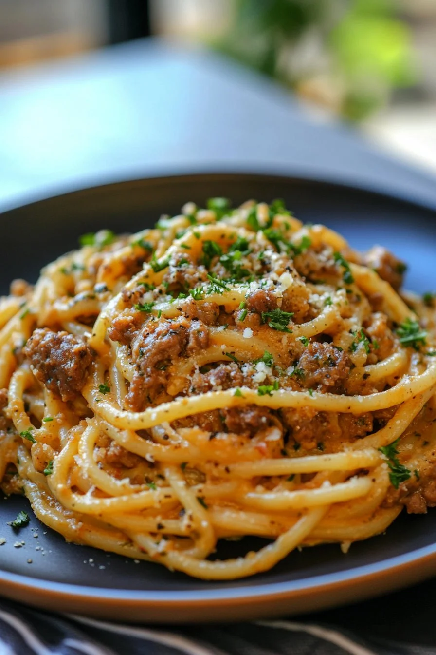 Creamy Beef Pasta