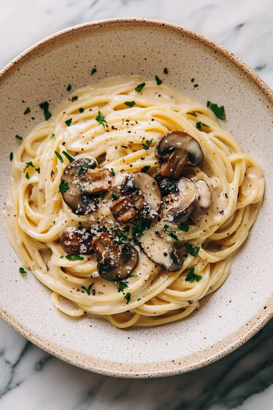 Creamy Brown Butter Mushroom Pasta