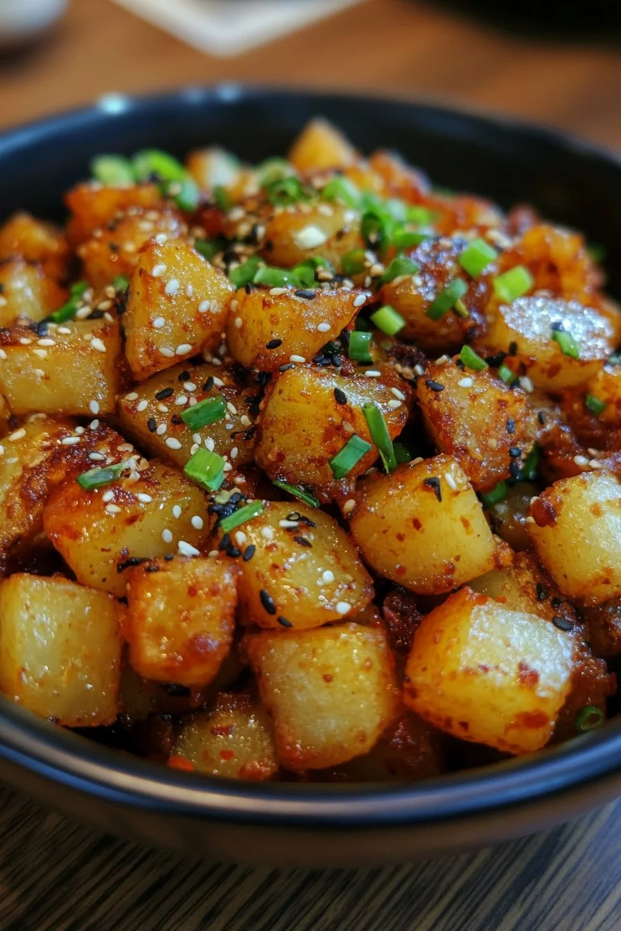 Crispy Korean Potato Dish