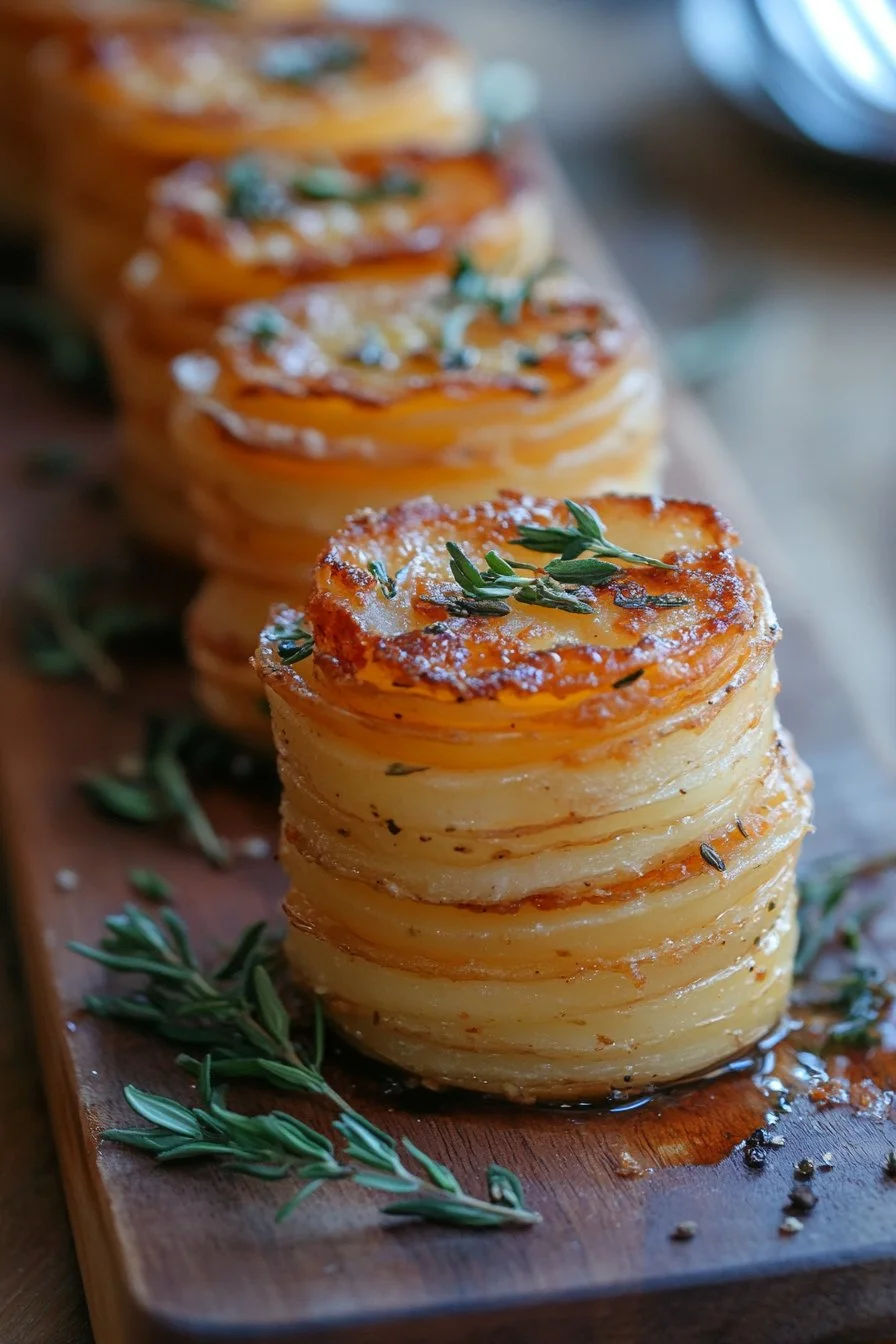 Crispy Potato Stacks: A Gourmet Yet Simple Side Dish