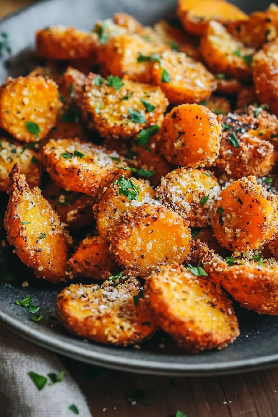 Crispy Smashed Carrots