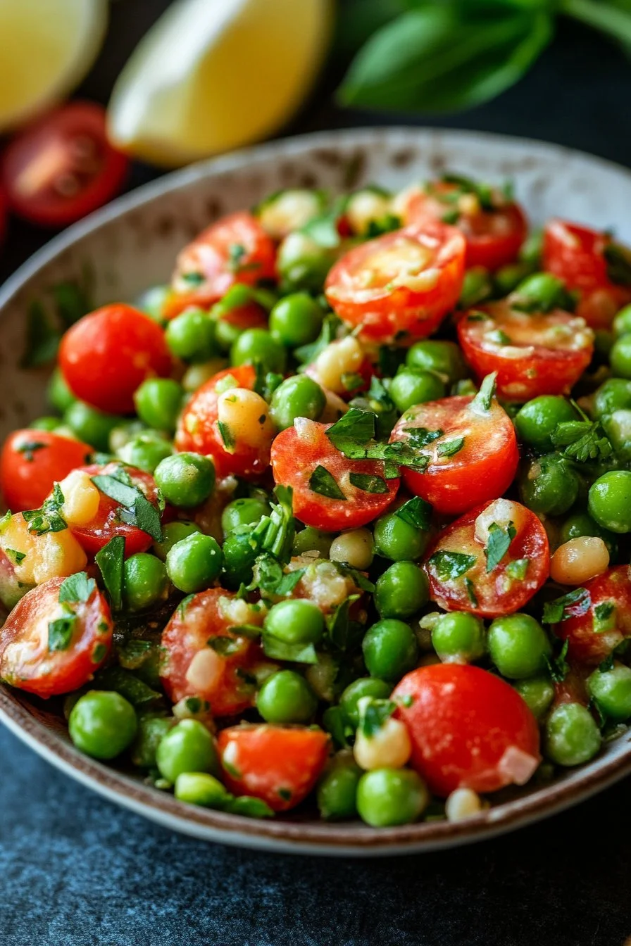 Easy English Pea Salad