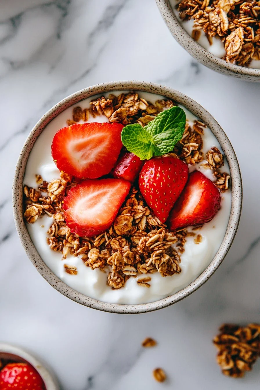 Easy Yogurt Granola Bowls (4 Ways!)