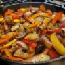 Colorful fajita vegetables inspired by Chipotle for delicious meals