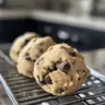 Delicious Greek Yogurt Cookie Dough prepared with healthy ingredients