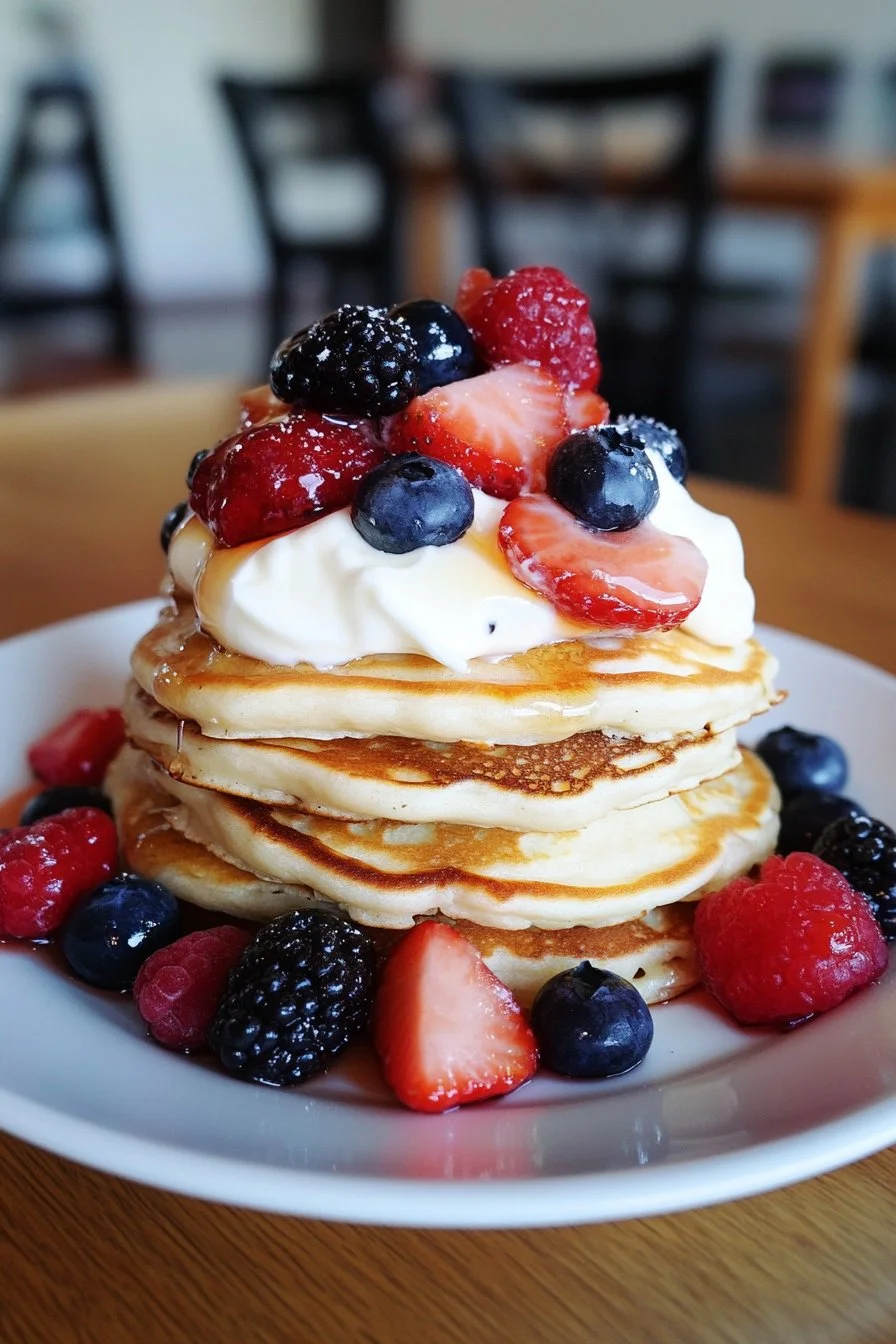 Greek Yogurt Pancakes
