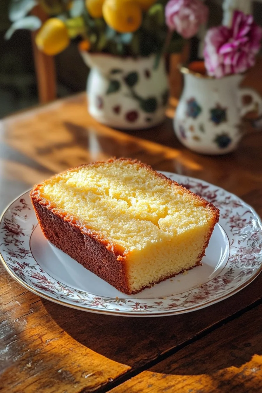 Healthy Greek Yogurt Lemon Loaf Cake