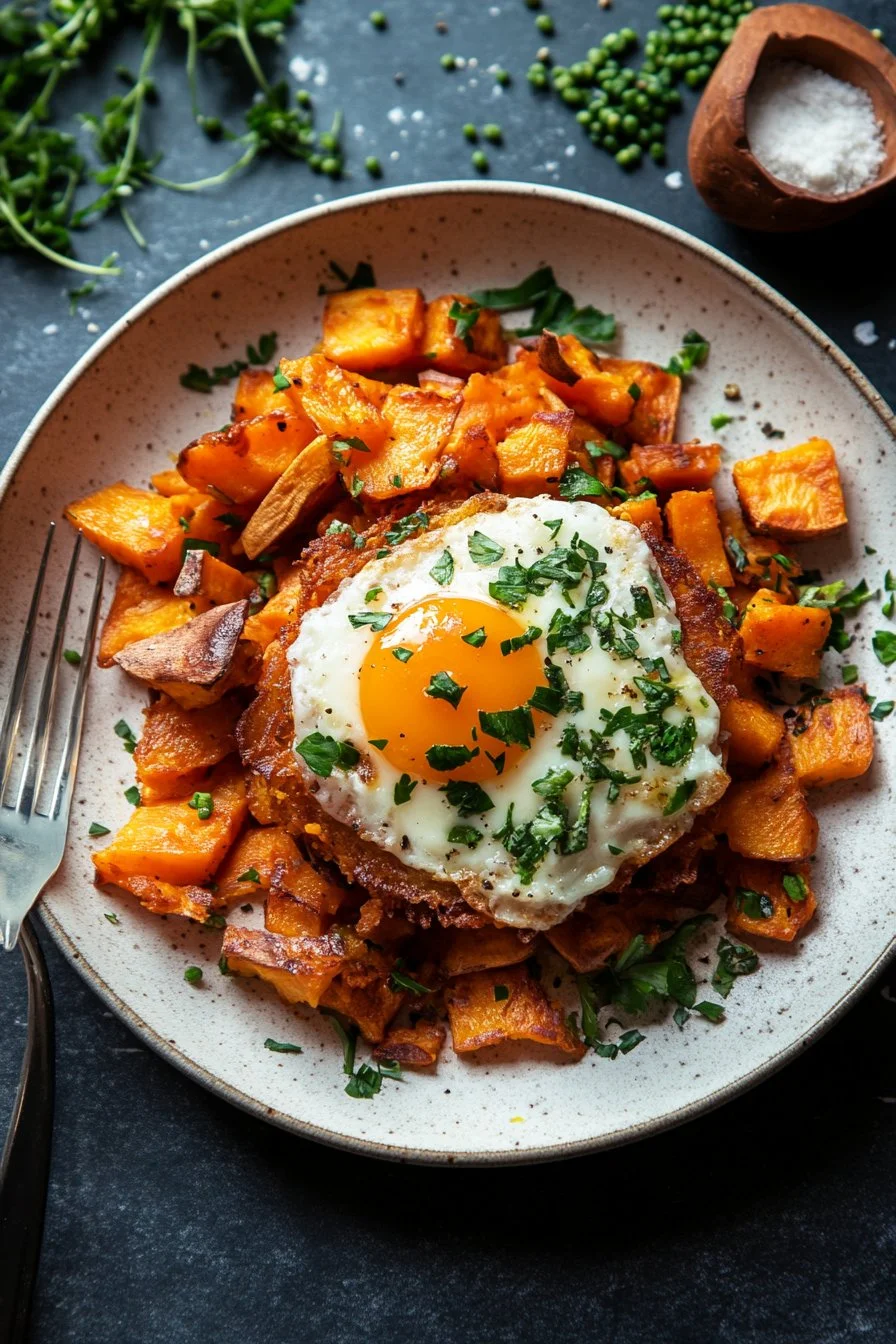 Healthy Sweet Potato Hash Browns