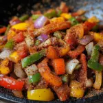 Homemade fajita seasoning ingredients and mixing process