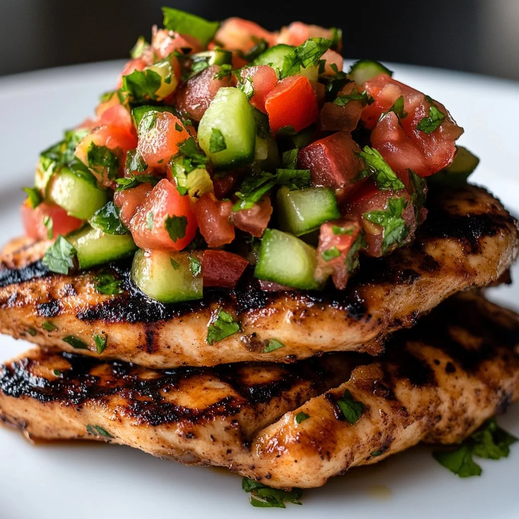 Honey Lime Chicken served with a refreshing side salad