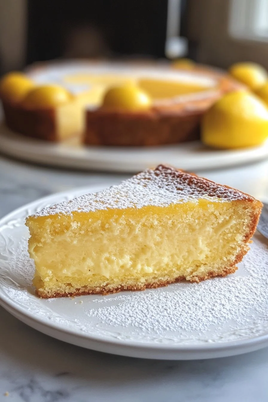 Italian Grandma’s Lemon Custard Cake