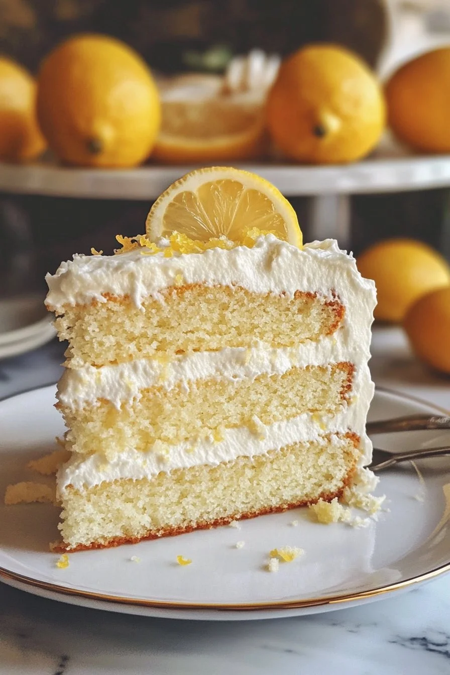 Italian Lemon Cream Cake