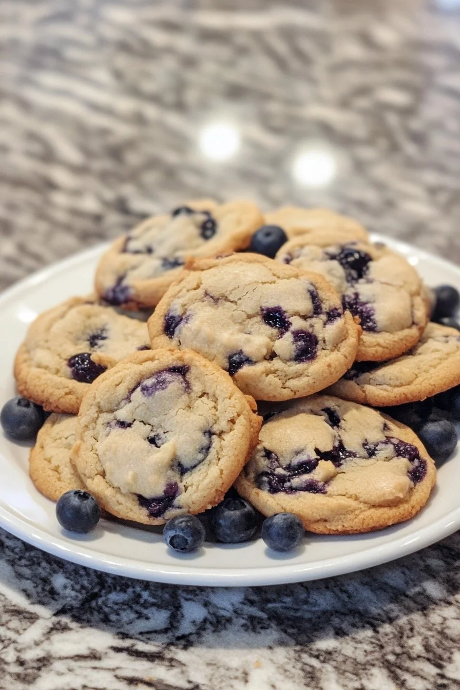 Lemon Blueberry Cheesecake Cookies