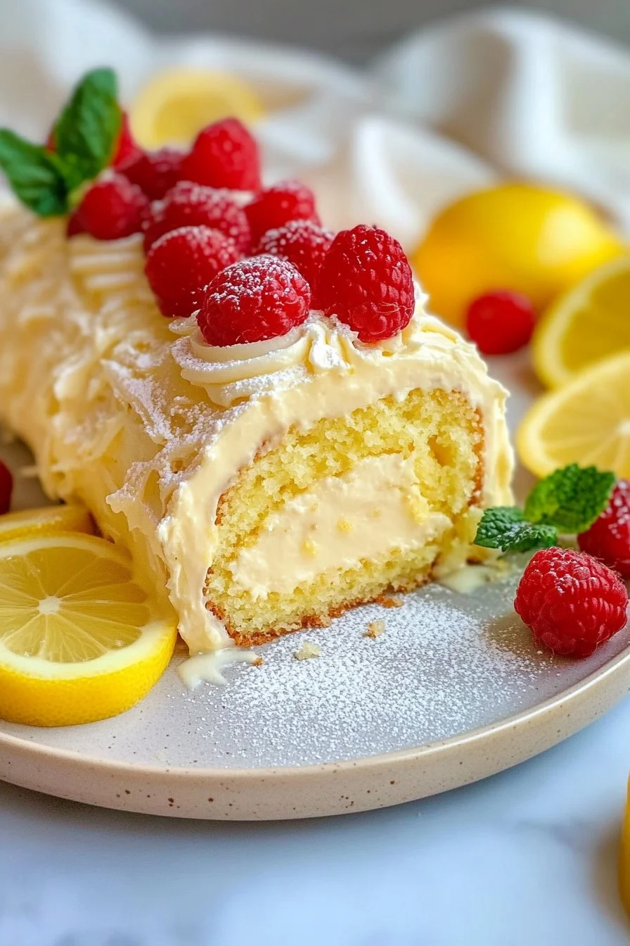 Lemon Cake Roll