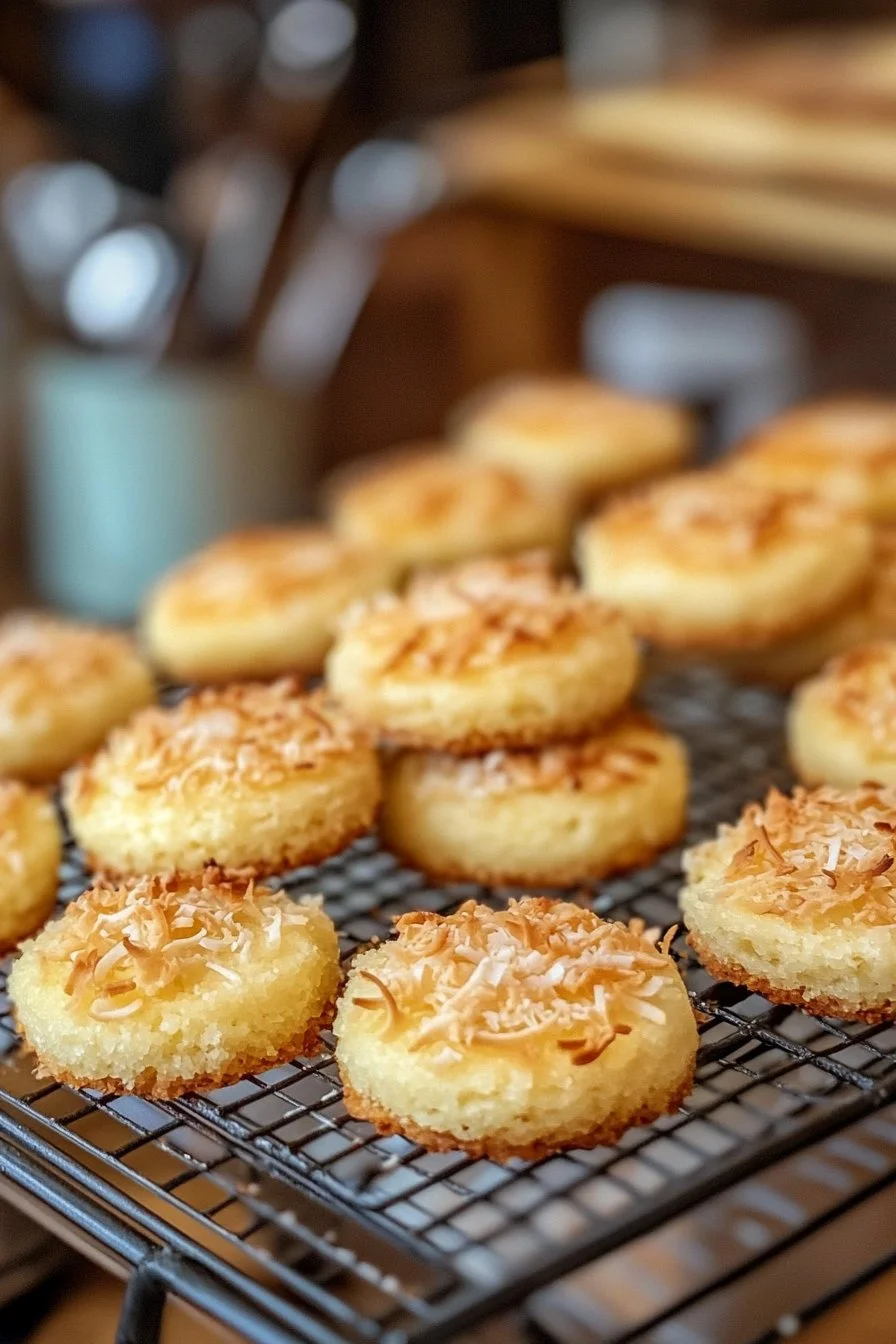 Lemon Coconut Cheesecake Cookies