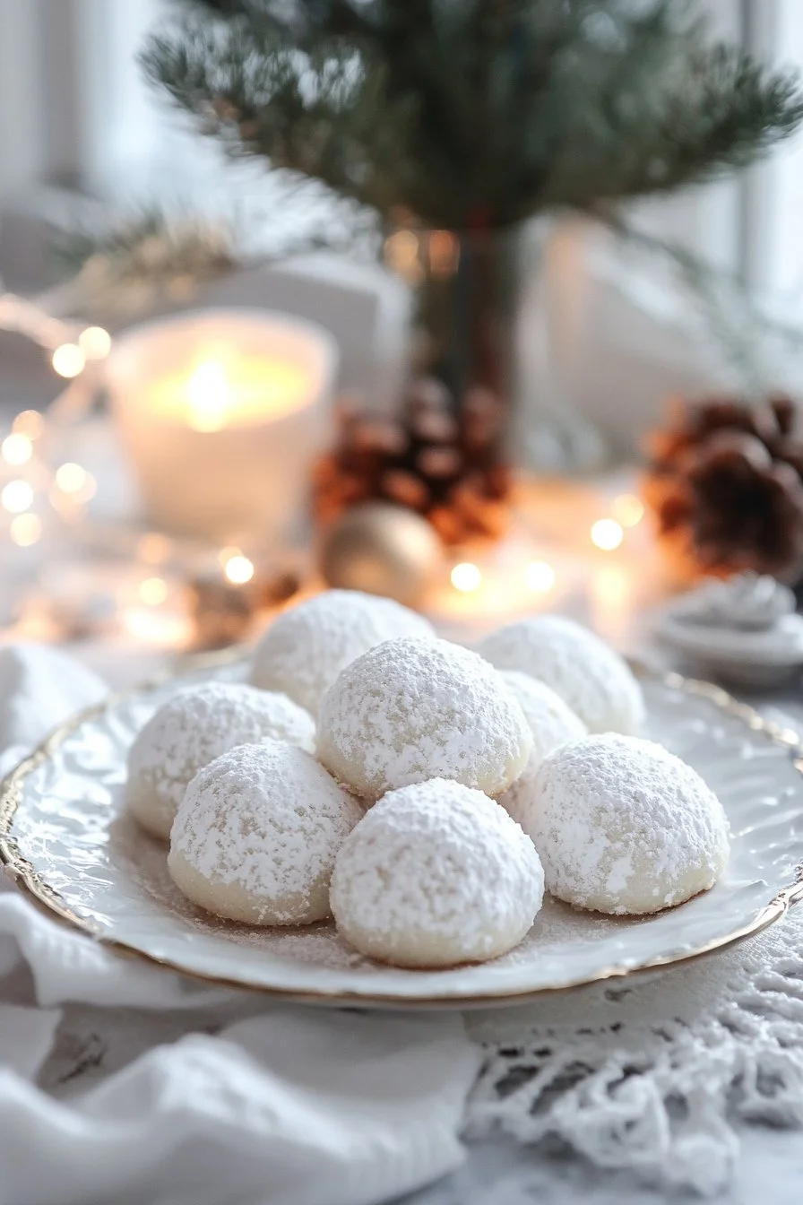 Lemon Cream Snowball Cookies – Melt-in-Your-Mouth Holiday Magic