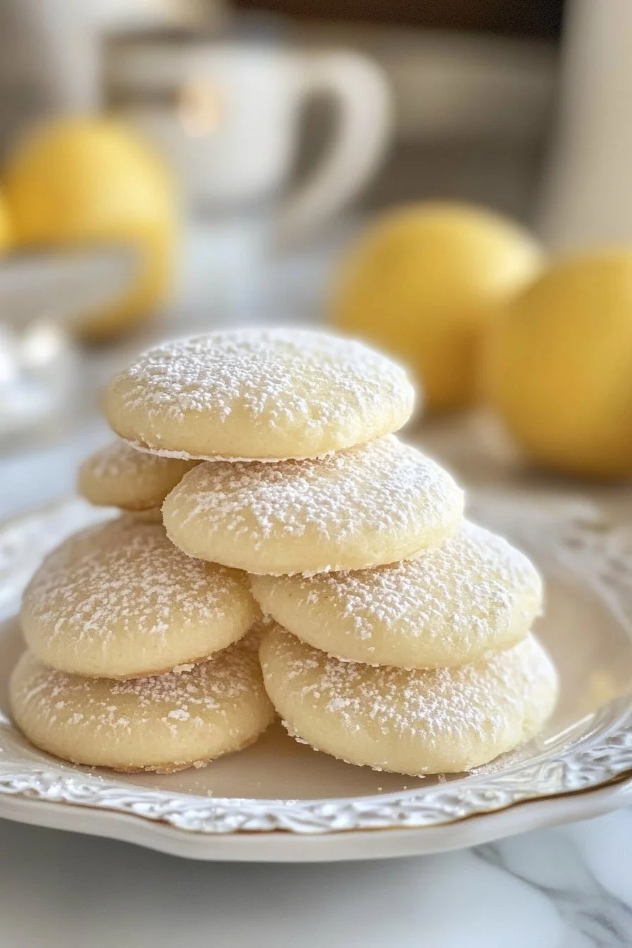 Easiest Lemon Meltaway Cookies