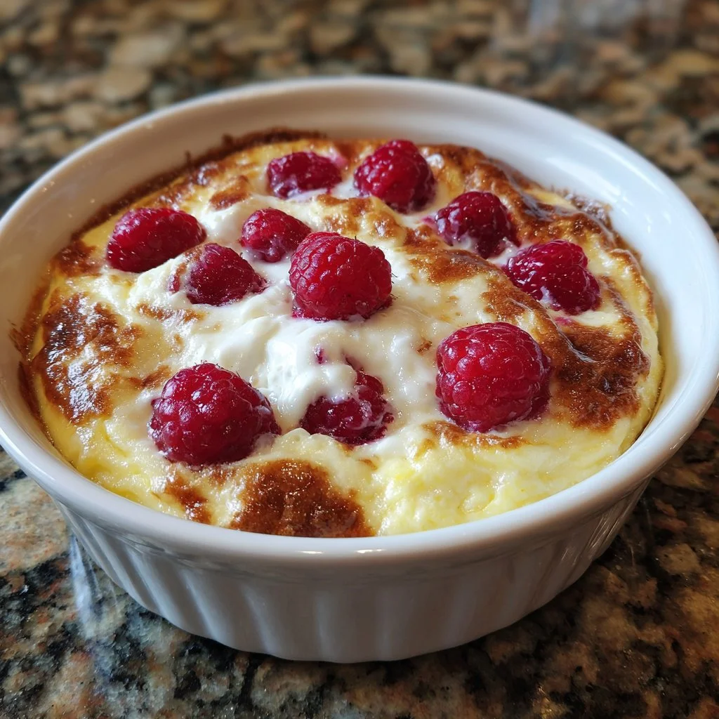 Lemon Raspberry Cottage Cheese Bake – 1 Light, Simple Favorite
