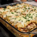 Delicious Mushroom Chicken Lasagna Roll Ups with creamy sauce and mushrooms
