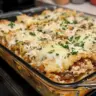 Delicious Mushroom Chicken Lasagna Roll Ups with creamy sauce and mushrooms