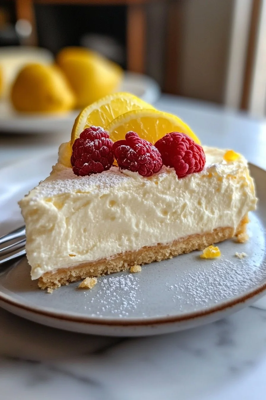 Jamie Oliver No Bake Lemon Cheesecake