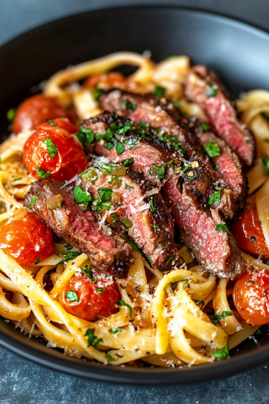 One-Pot Zesty Steak Pasta