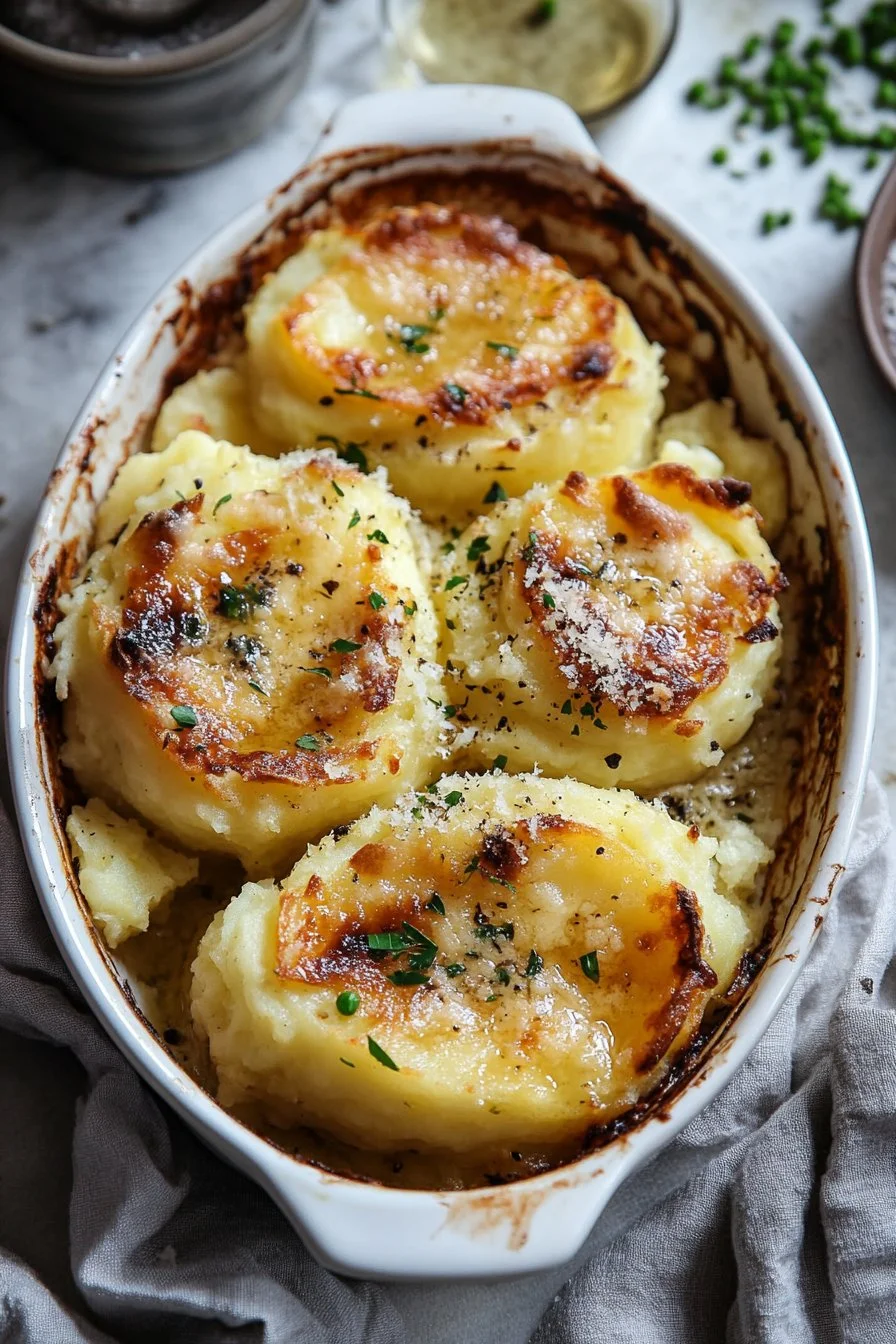 Parmesan Smashed Potatoes