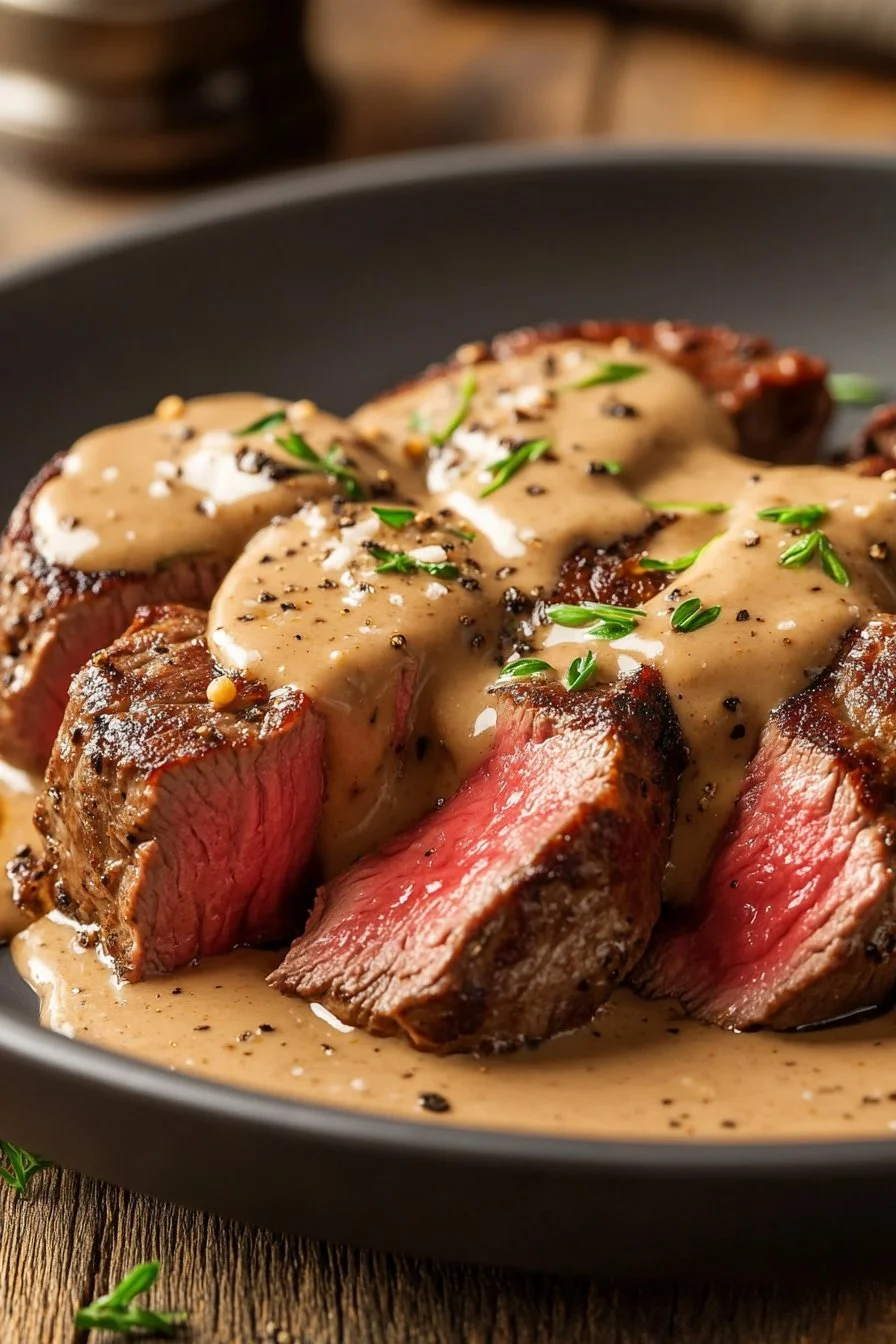 Peppercorn Sauce Recipe for Steak, Chicken, or Pasta