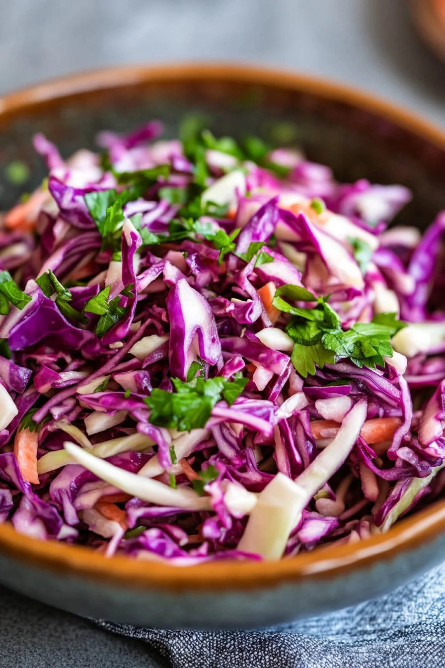 Red Cabbage Slaw