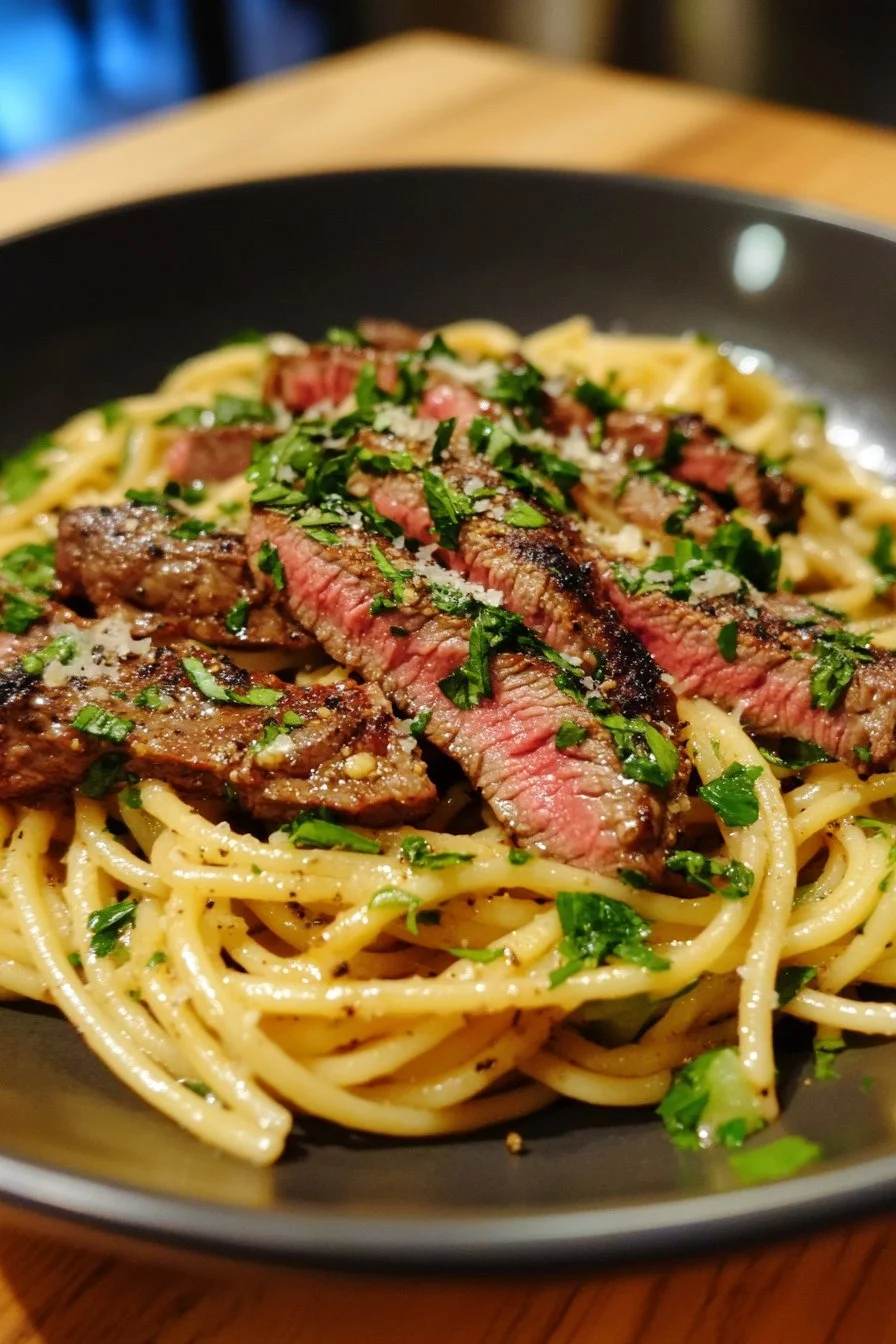 Savory Skirt Steak Pasta