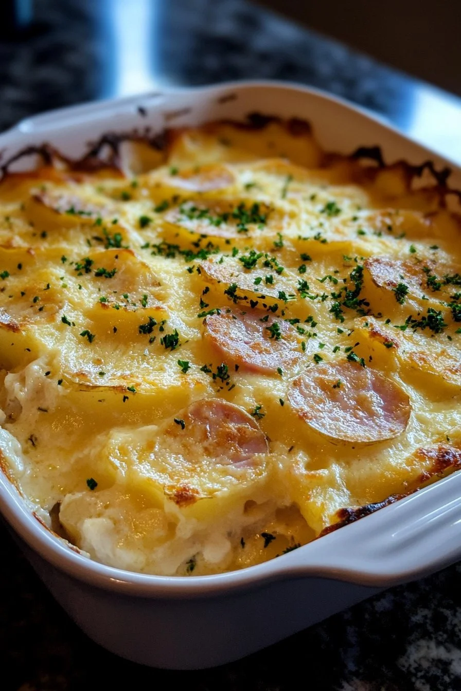 Scalloped Potatoes and Ham