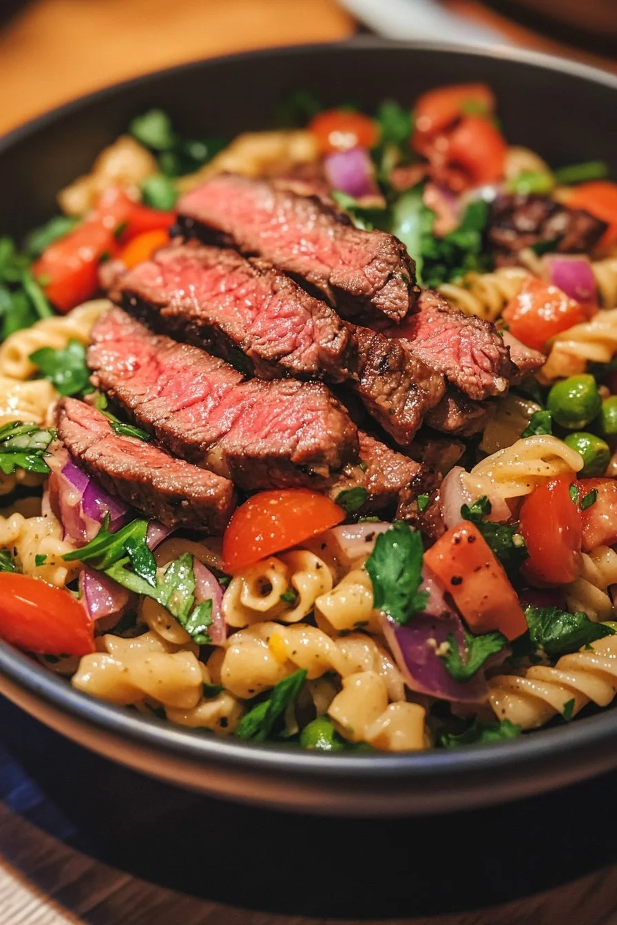 Steak and Pasta Salad