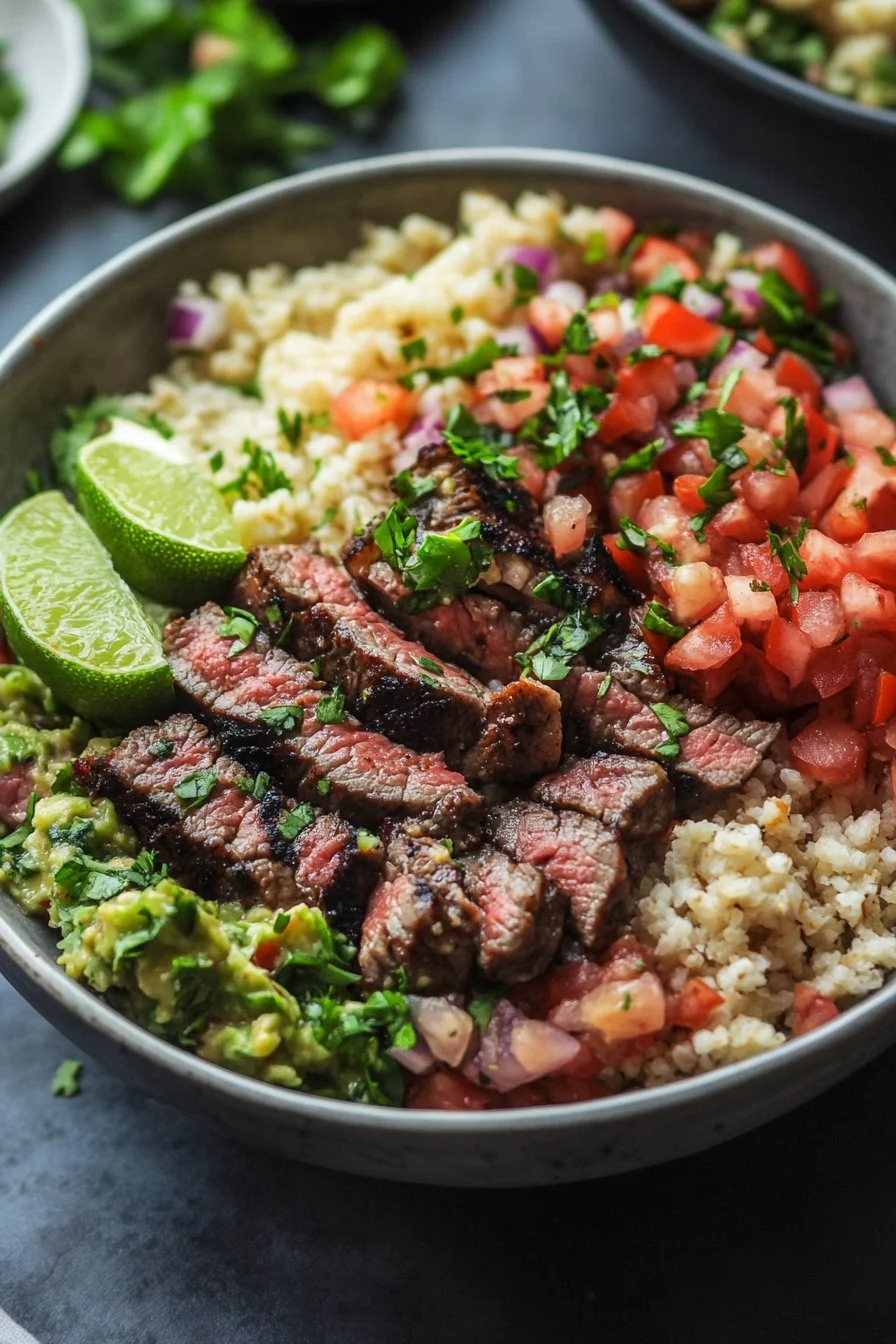 Steak Burrito Bowls (Chipotle Copycat)