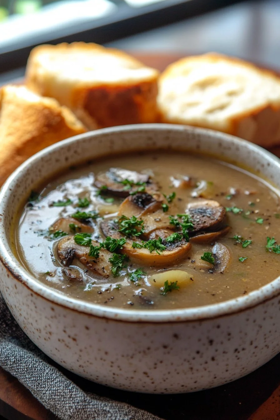 The BEST Mushroom Soup Recipe