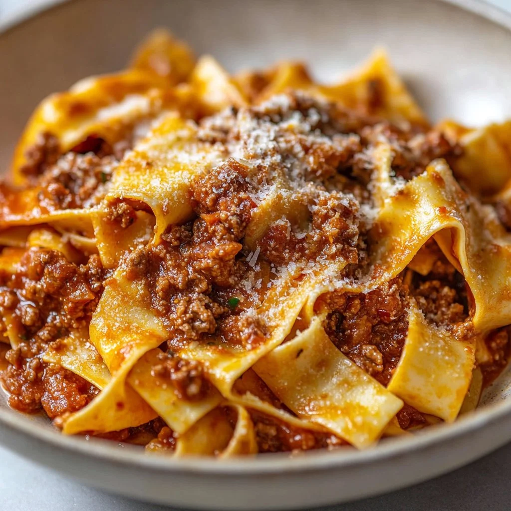 Traditional 130-year-old Italian spaghetti sauce simmering in a pot