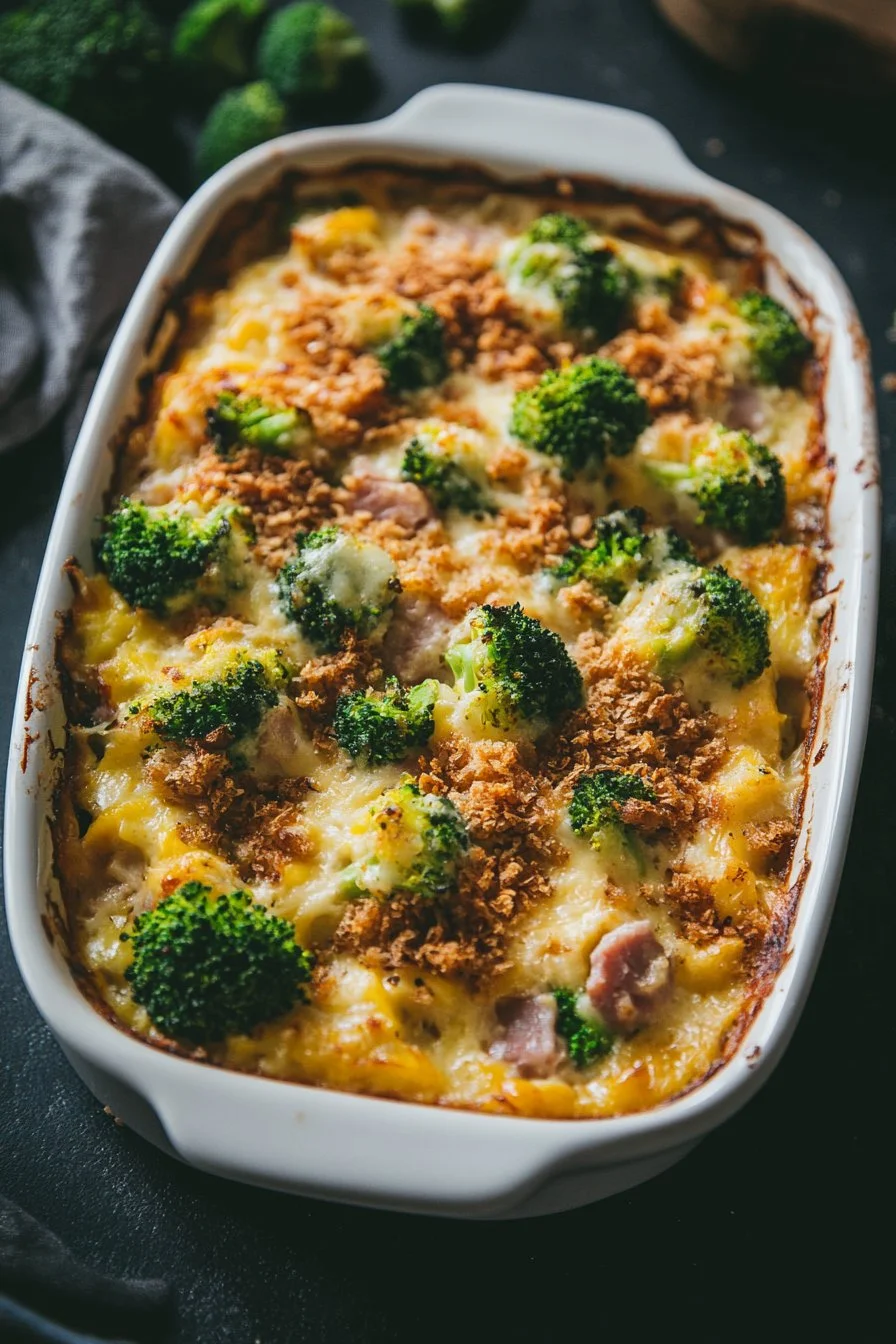 Ultimate Ham Broccoli Casserole