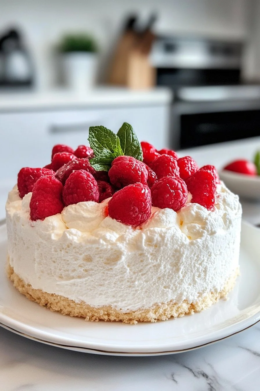 Yogurt Cloud Cake For A Light Dessert Recipe