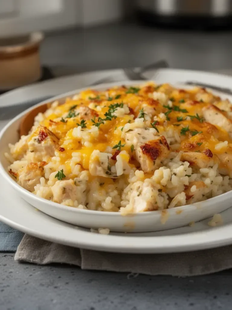 Angel Chicken and Rice Casserole