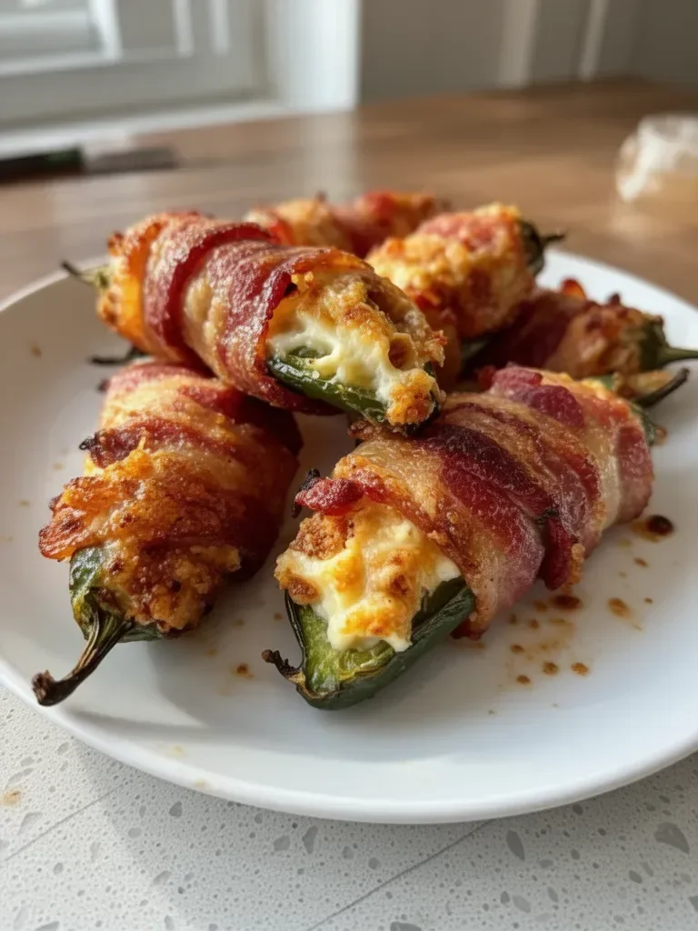 Bacon-Wrapped Jalapeño Poppers: 1 Satisfying Keto Snack