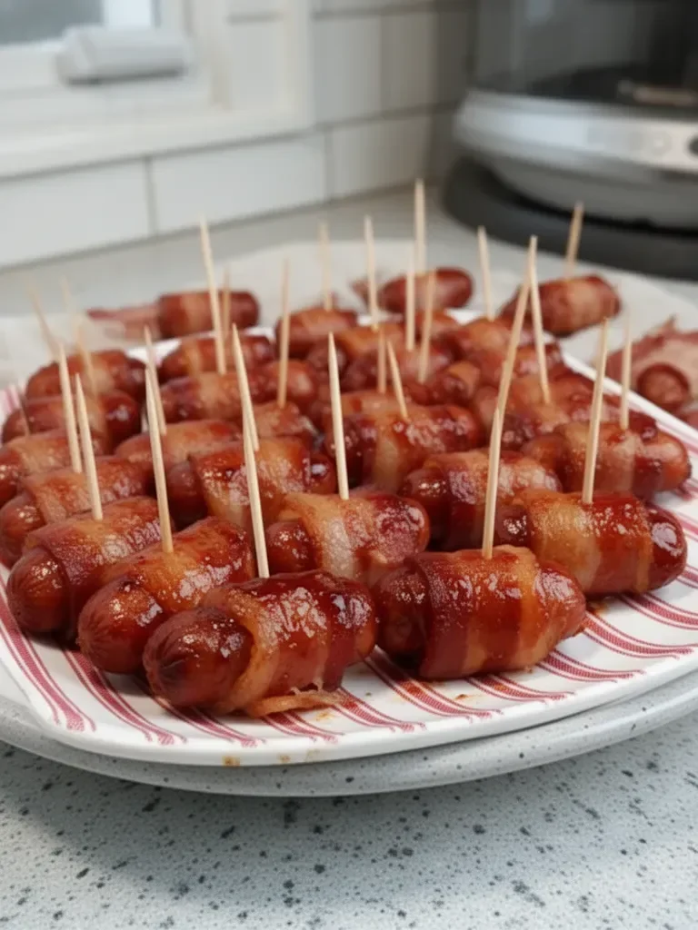 Recipe for BBQ Bacon Little Smokies