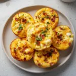Cheesy Muffin Tin Cottage Cheese Egg Bites recipe for a healthy breakfast