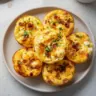 Cheesy Muffin Tin Cottage Cheese Egg Bites recipe for a healthy breakfast