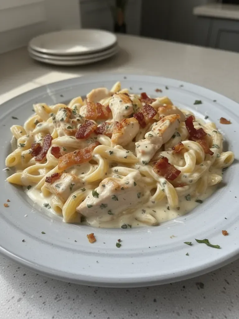 Chicken Bacon Ranch Pasta