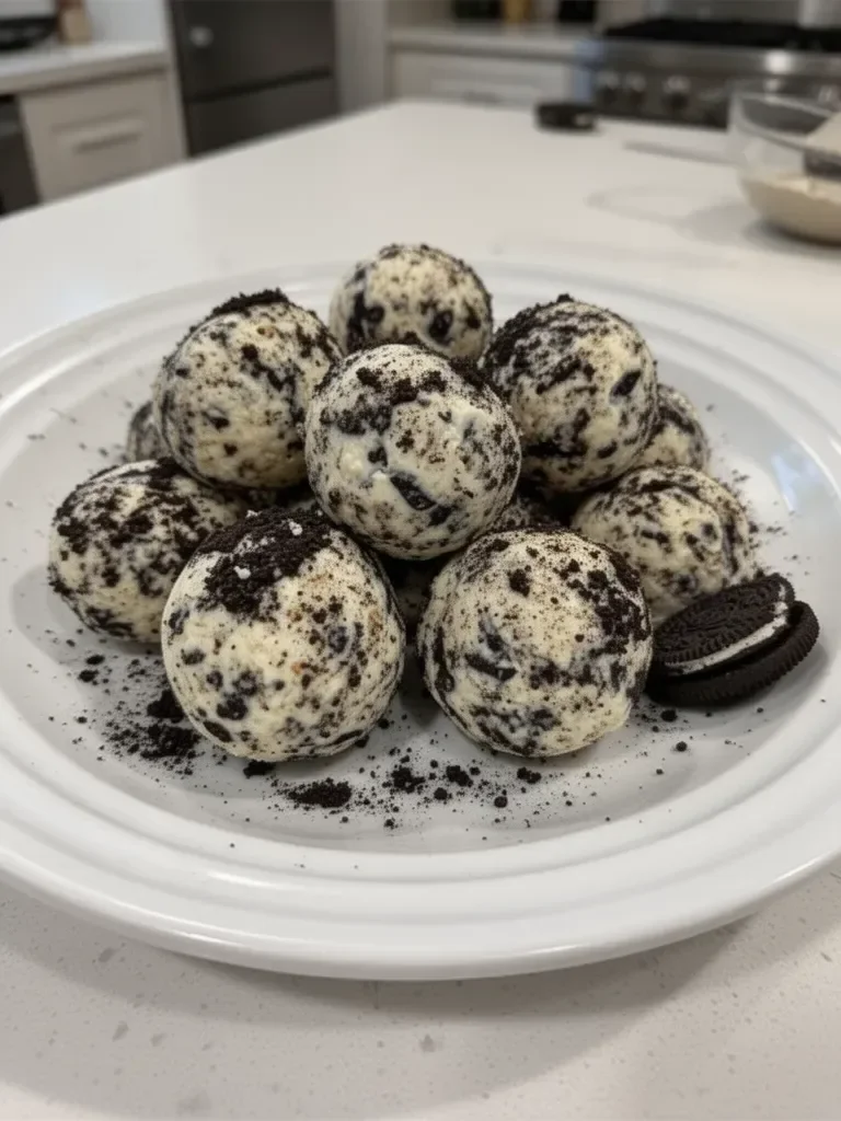 Cream Cheese Oreo Protein Balls