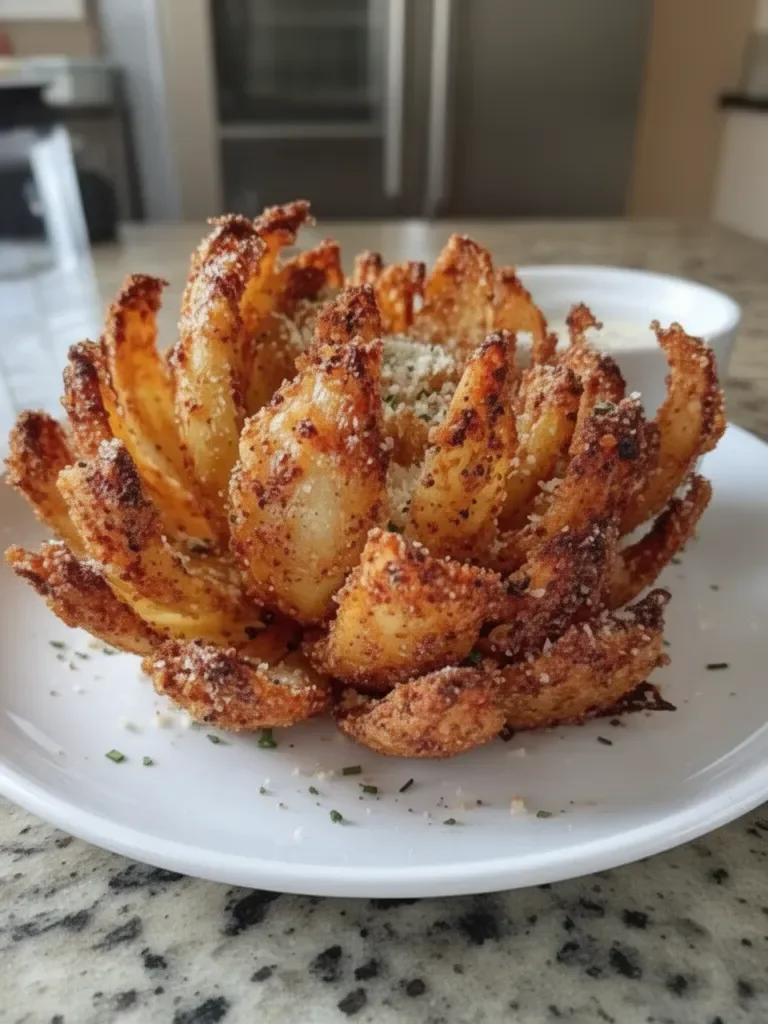 Crispy Air Fryer Blooming Onion