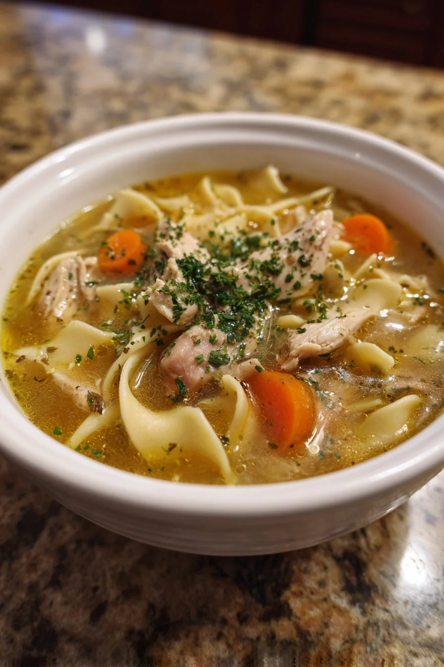 Crock Pot Chicken Noodle Soup