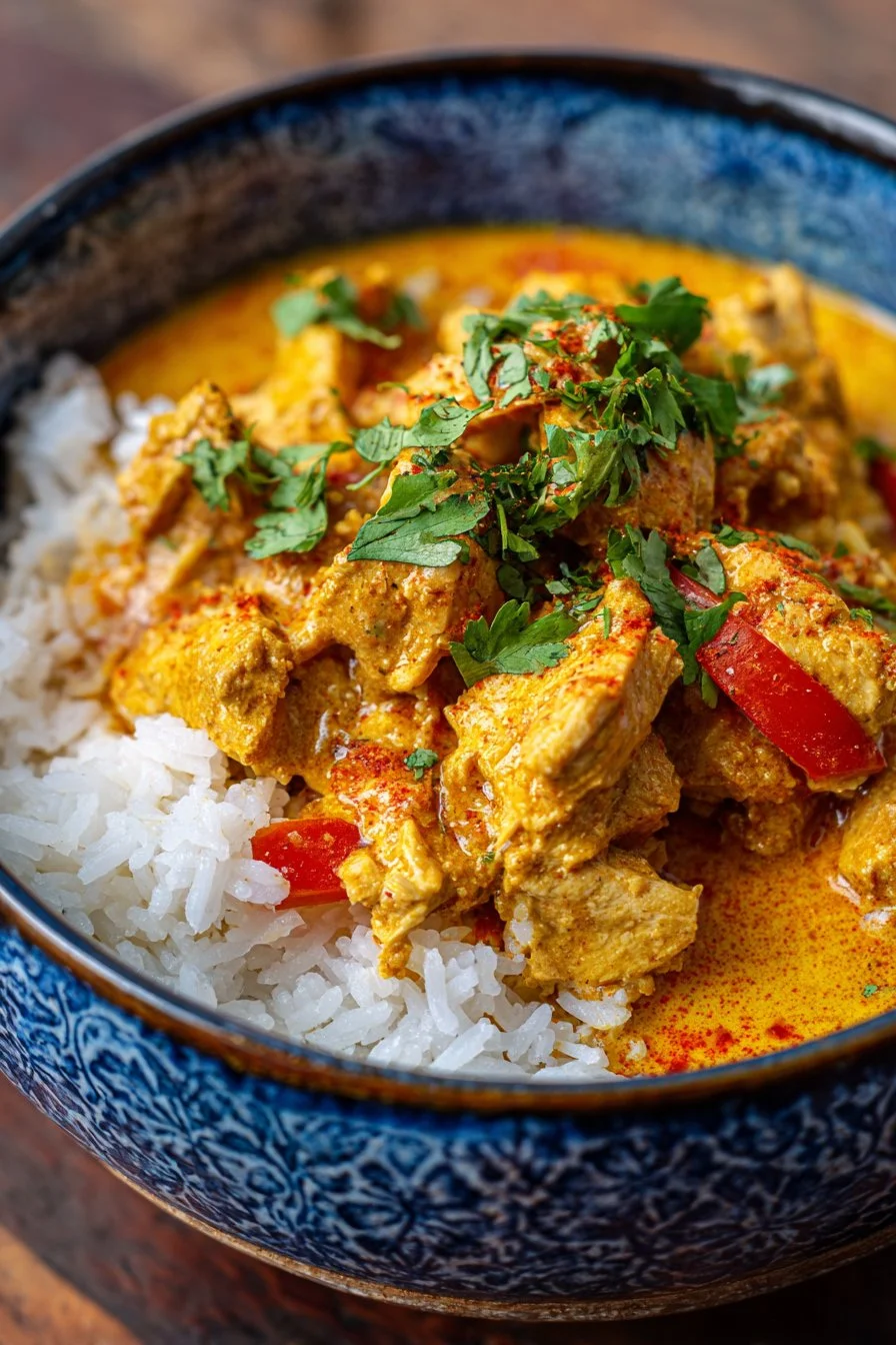 Crockpot Coconut Curry Chicken