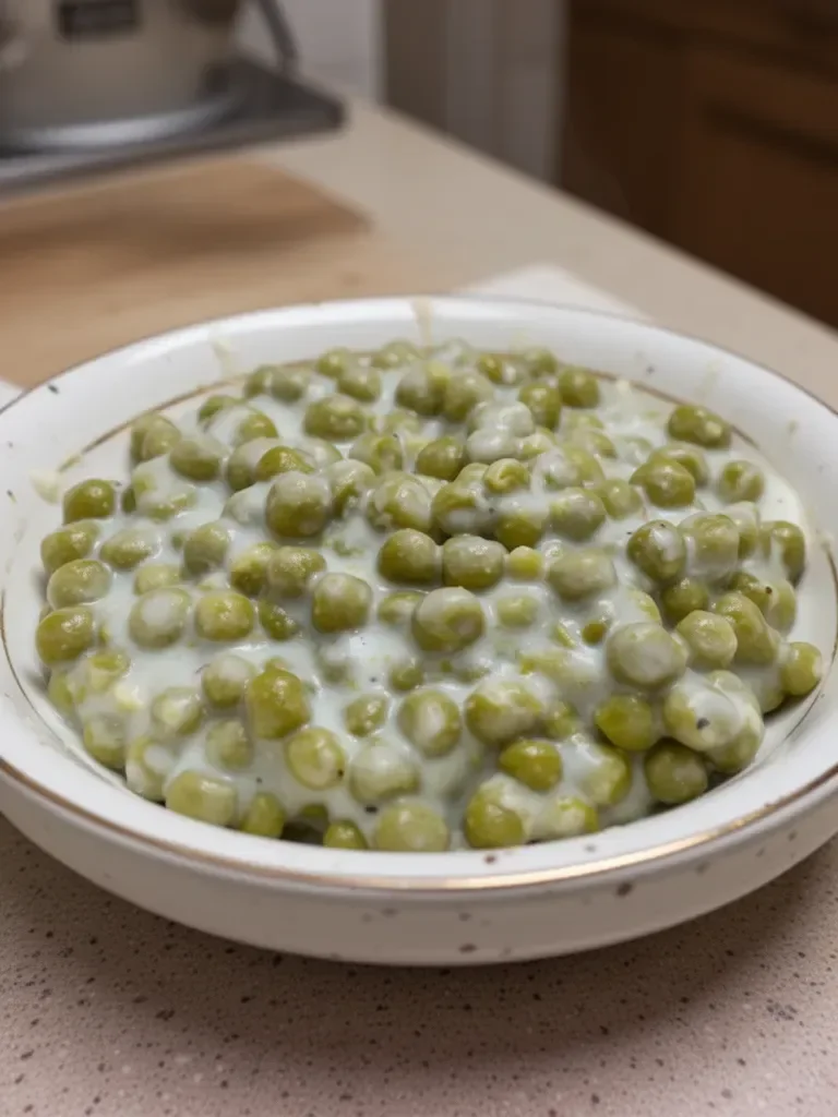 Easy Creamed Peas Recipe